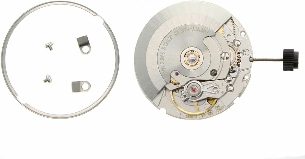 ETA 2836-2, case-back side