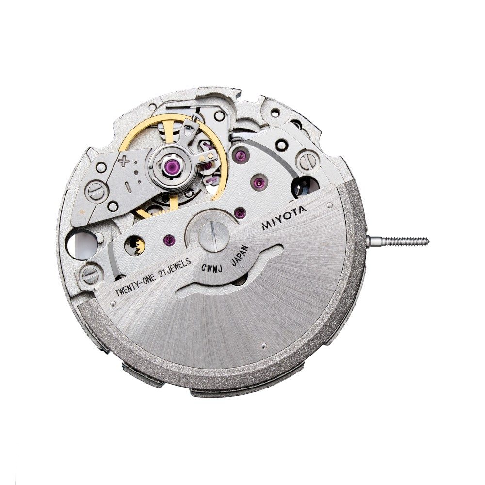 MIYOTA 8215, case-back side
